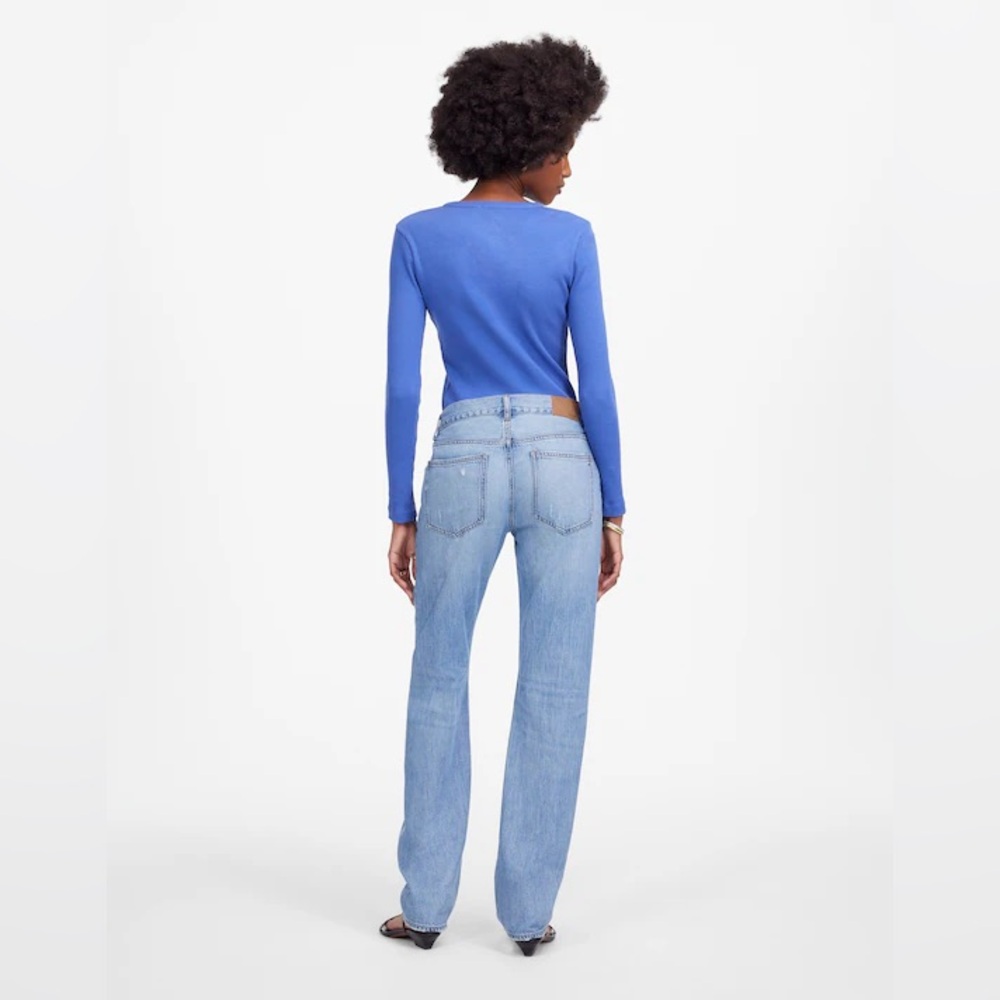 Madewell Dean Easy Straight Jeans - Picture 6 of 12